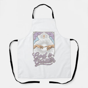 God Is Greater Christian Vintage Engraving Shirt_1 Apron