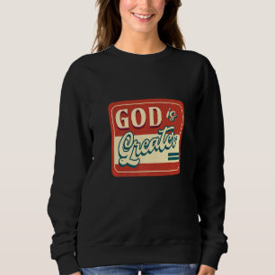 God Is Greater Inspiring Christian Faith Sweatshirt