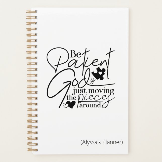 God is just moving the pieces around  planner (Front)