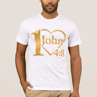 God Is Love - 1 John 4:8 by All43 T-Shirt