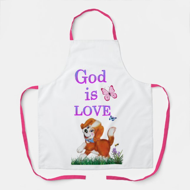 God is Love Apron (Front)
