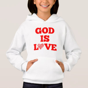 God Is Love Bible Quote Girl's