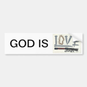 God is Love Bumper Sticker