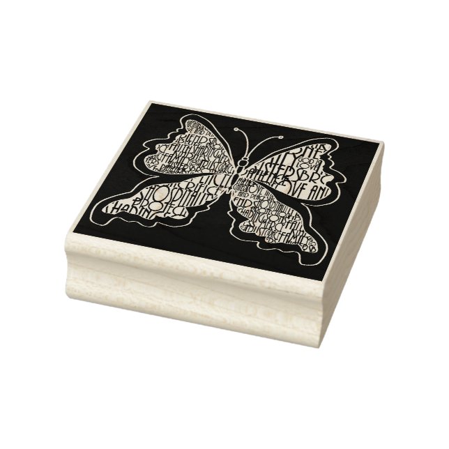 God is Love Butterfly Stamp (Stamp)