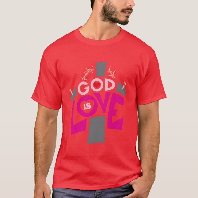 God is Love girl T-Shirt (Front)