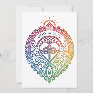 GOD IS LOVE HOLIDAY CARD