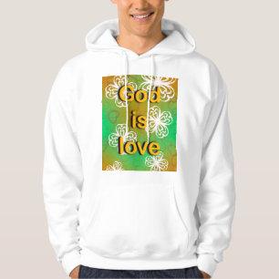 God is love hoodie