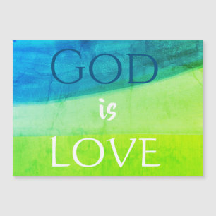 God is Love Inspirational Magnet