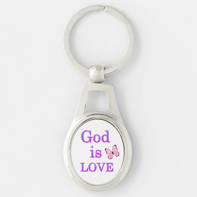 God is Love Key Ring (Front)