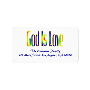 God Is Love Label