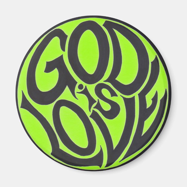 God is Love Magnet (Front)