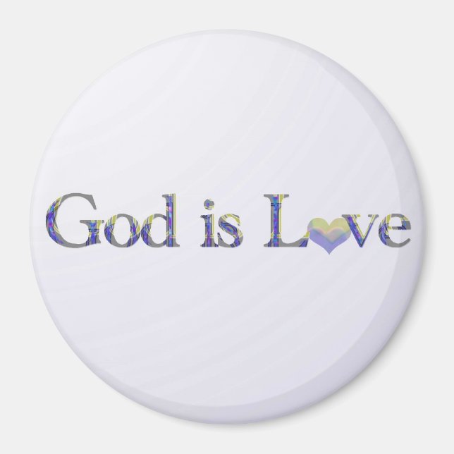 God is Love magnet (Front)