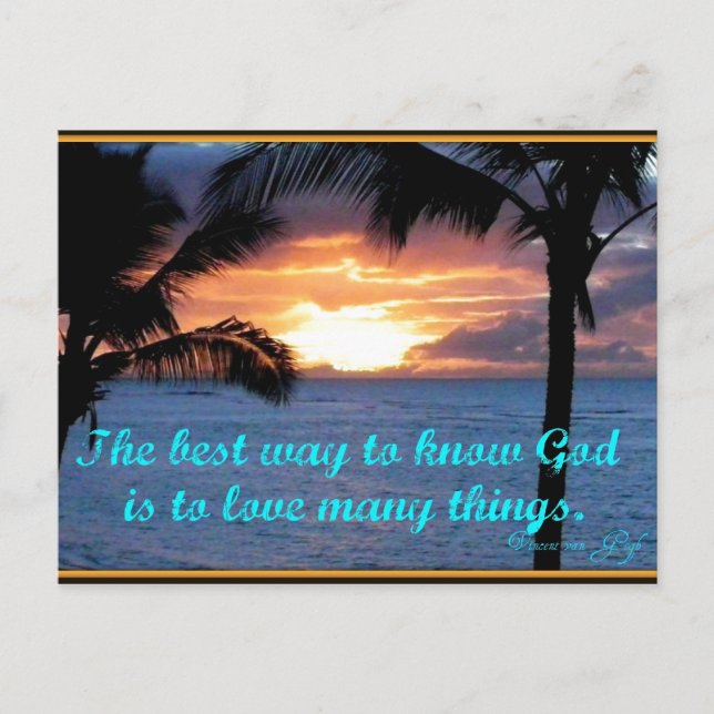 God is Love Postcard (Front)