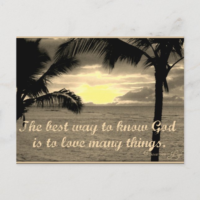God is Love Postcard (Front)