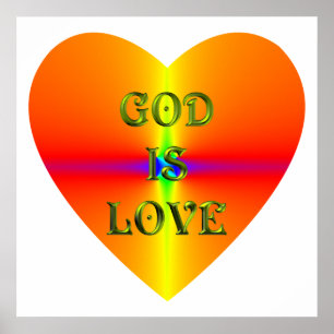 "God is Love" Poster