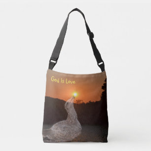 God Is Love Sunset Crossbody Bag