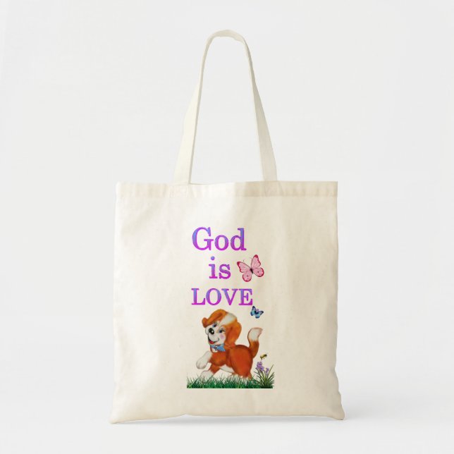God is Love Tote Bag (Front)