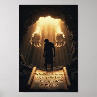 God is my Helper Poster
