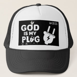 GOD IS MY PLUG TRUCKER HAT