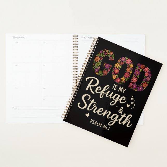 GOD IS MY REFUGE PLANNER (Display)