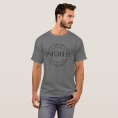 God Is My Refuge Psalm 91 Bible Scripture T-Shirt (Front Full)