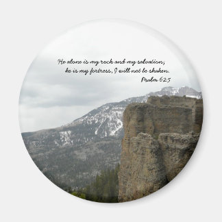 God is my Rock & Salvation Magnet