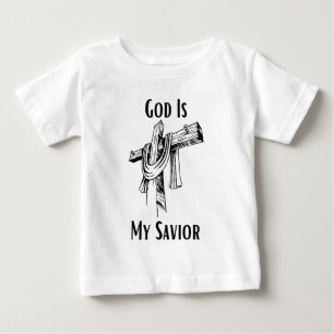 God Is My Savior Bible Christian-Themed Baby T-Shirt