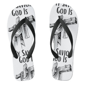 God Is My Saviour Bible Christian-Themed Thongs