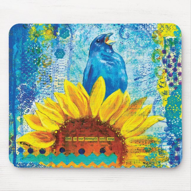 God Is My Strength and My Song Mousepad (Front)