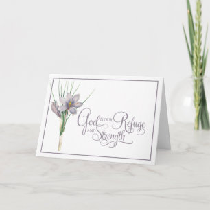 God is our Refuge and strength Card