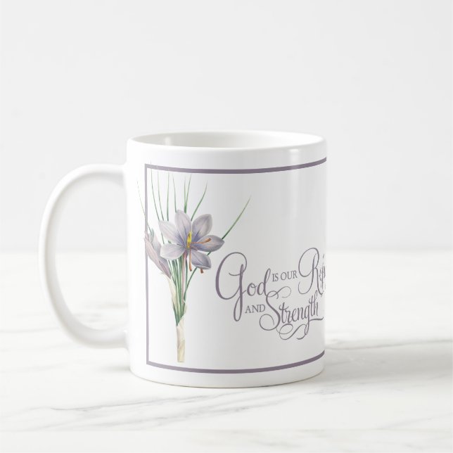 God is our Refuge and strength  Coffee Mug (Left)