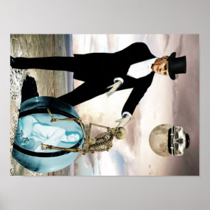 God is playing 1 poster