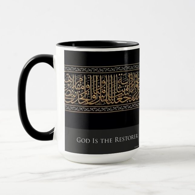God is the Restorer Mug (Left)