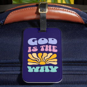 God is the Way Luggage Tag