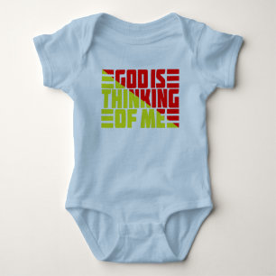 GOD IS THINKING OF ME BABY BODYSUIT