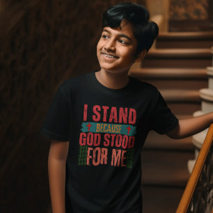 God is with me: Faith Religious Scripture God T-Shirt