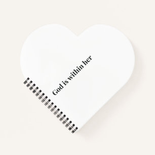 God Is Within Her Notebook Psalm 46:5 Christian