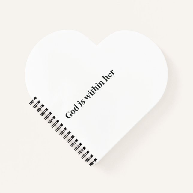 God Is Within Her Notebook Psalm 46:5 Christian (Front)