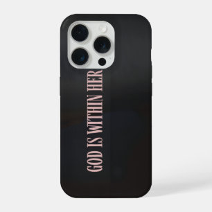God Is Within Her Phone Case Christian Bible Verse