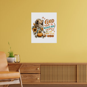 God Is Within Her...  Poster