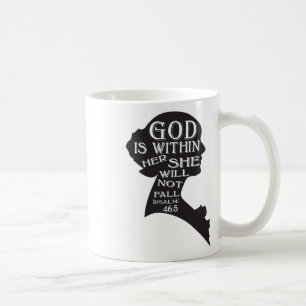 God Is Within Her She Will Not Fall Coffee Mug