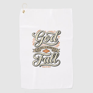 God Is Within Her She Will Not Fall Vintage Shirt_ Golf Towel
