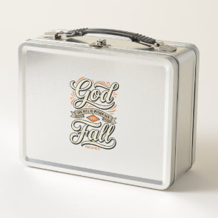 God Is Within Her She Will Not Fall Vintage Shirt_ Metal Lunch Box