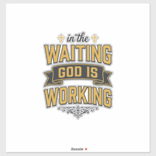 God Is Working Vintage Faith Typography Shirt_1
