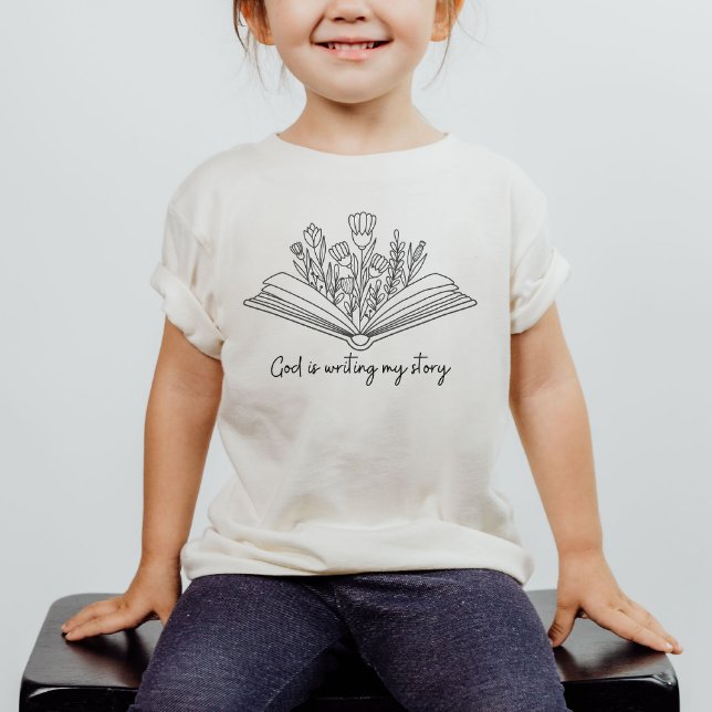 God Is Writing My Story Christian Kid's Shirt (Creator Uploaded)