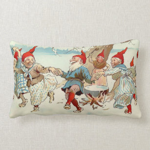 God Jul - Elven Dance - Lumbar Pillow