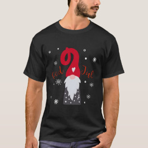 God Jul Gnome Tomte Tee Lefse Xmas Gift Santa Chri