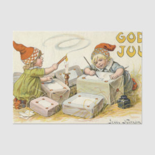 God Jul Happy Christmas! by Julie Nystrom Tissue Paper
