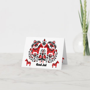 God Jul (Julkort) Swedish Christmas  Card
