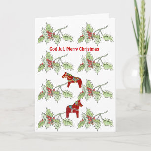 God Jul, Merry Christmas Card